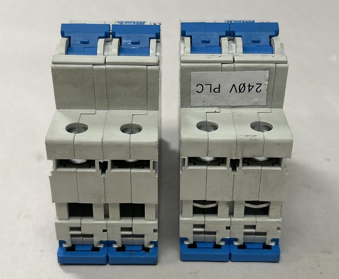Used ALTECH,E301611,CIRCUIT BREAKER 8AMP 277V 2P LOT OF 2