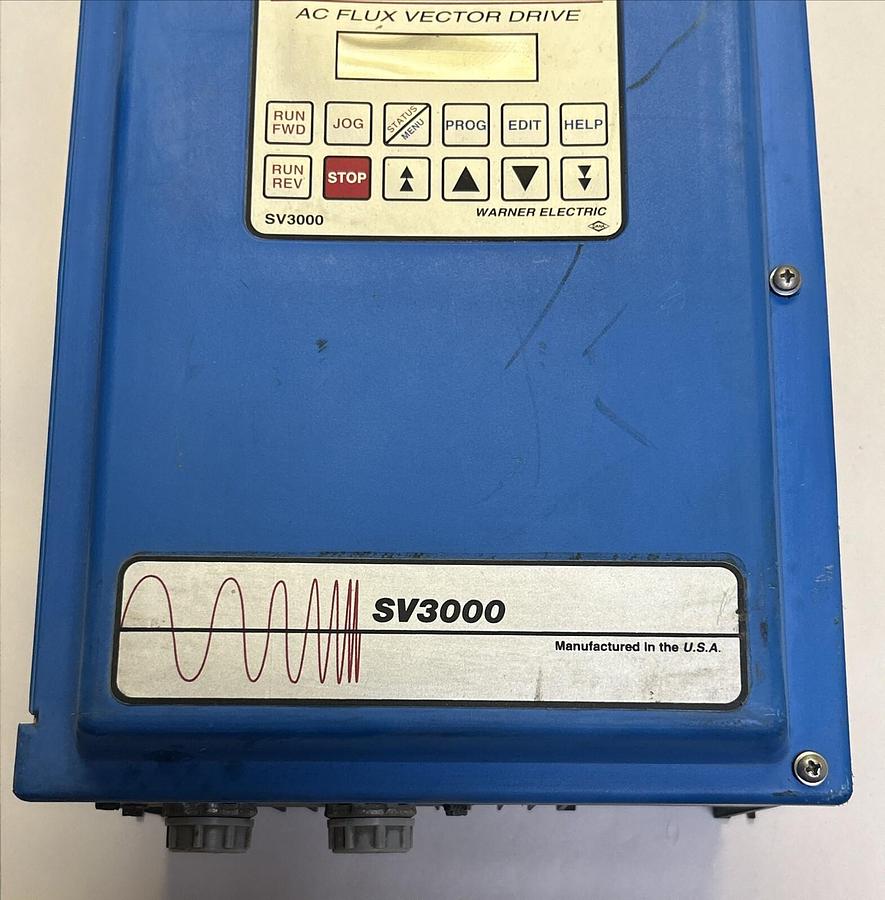 Used WARNER ELECTRIC,SV3405-01000,AC FLUX VECTOR DRIVE