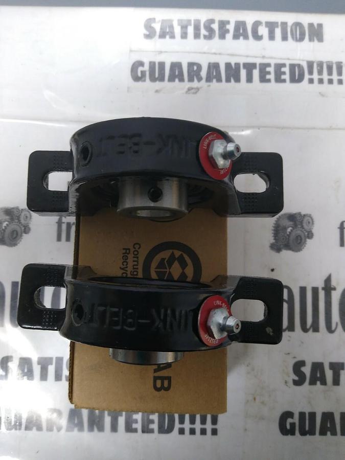 REXNORD LINK-BELT,P3S214E,PILLOW BLOCK BEARING 1-1/8 IN BORE LOT OF 2 NOS