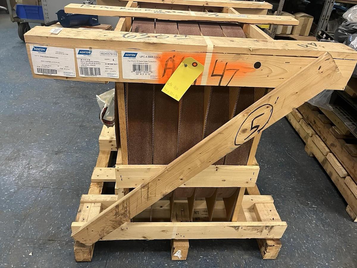 NORTON,66243576163,ROLL GRINDING WHEEL 30"X3"X15" AL60-CMR CRATE OF 5