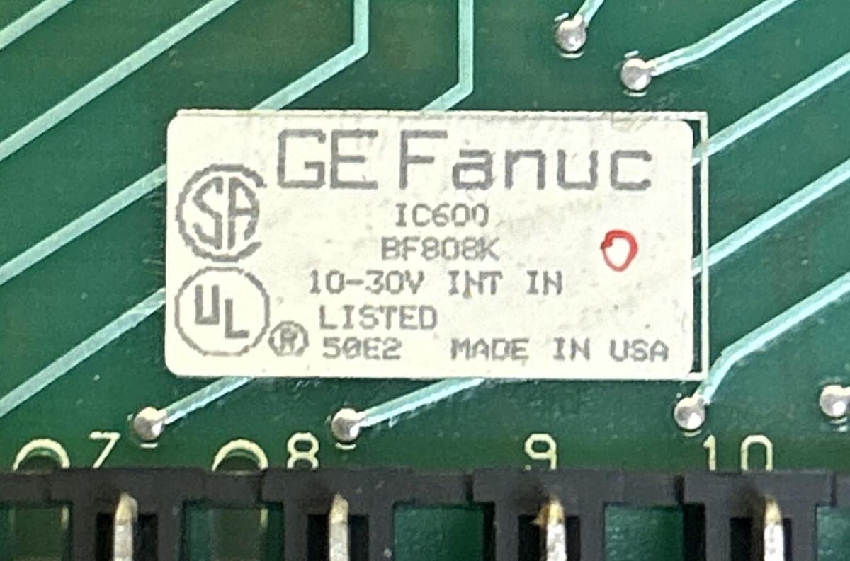 Used GE FANUC,IC600BF808K,INPUT MODULE CIRCUIT BOARD