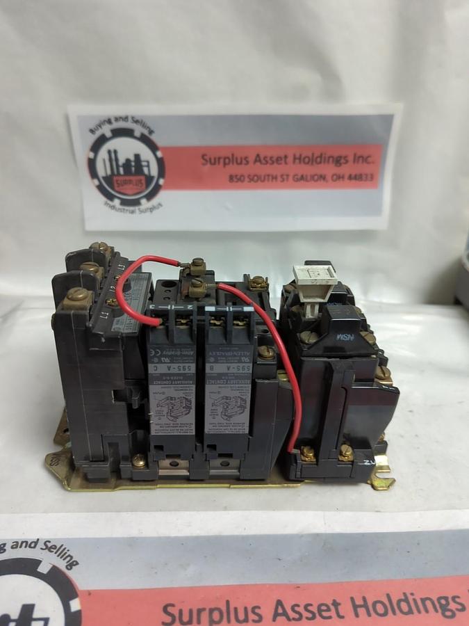 Used ALLEN BRADLEY,509-B0D,MOTOR STARTER SERIES B SIZE 1 PRE-OWNED