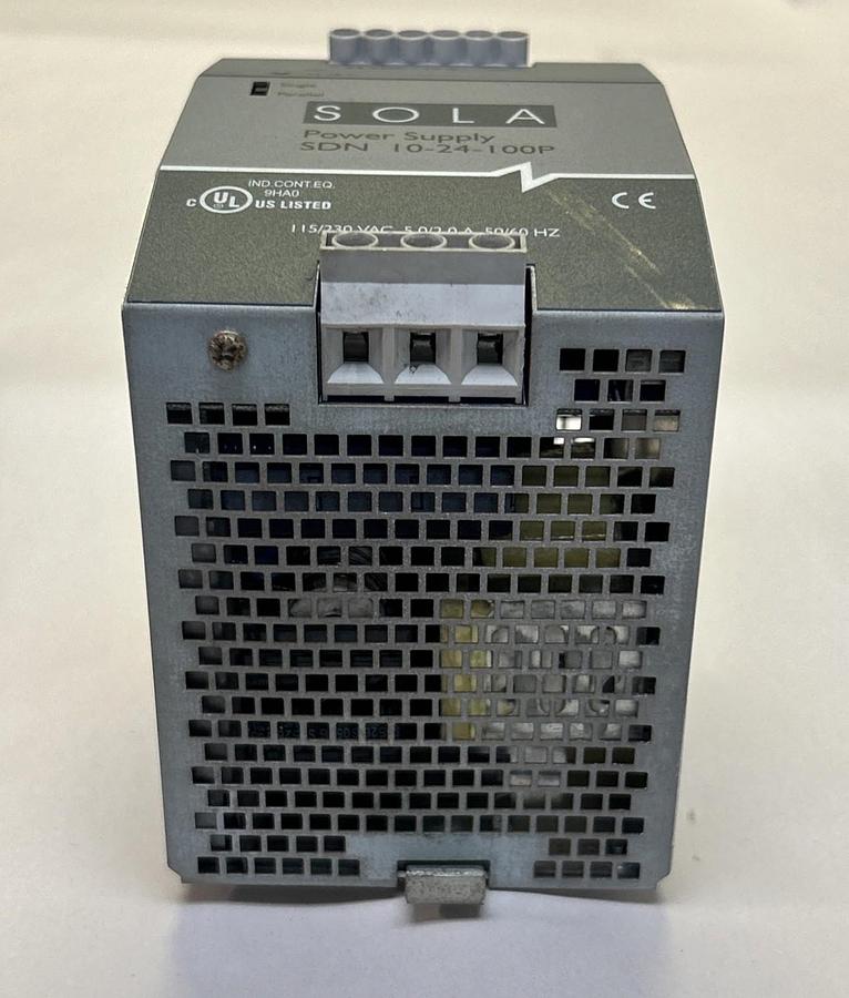 Used EMERSON SOLA,SDN10-24-100P,POWER SUPPLY