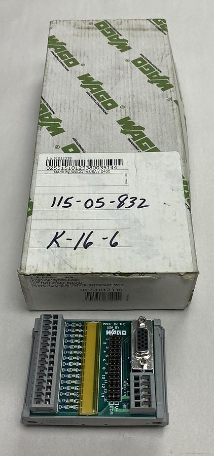 Wago,51012338,DVT Interface Board