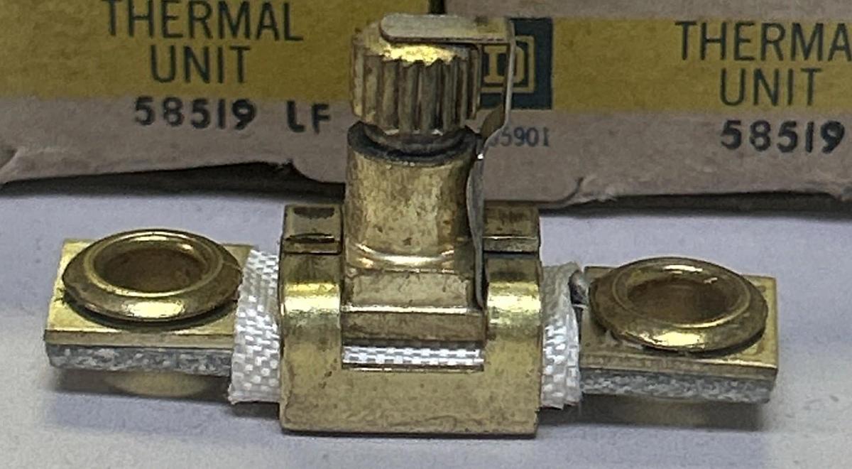 SQUARE D,A1.25,THERMAL OVERLOAD HEATER ELEMENT LOT OF 3 NOS