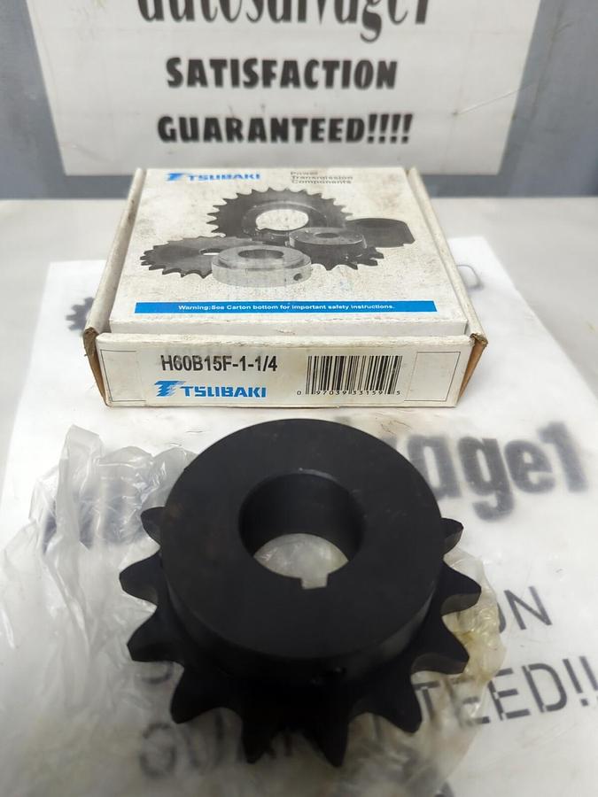 TSUBAKI,H60B15F-1-1/4,SPROCKET NEW IN BOX