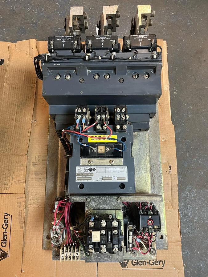 Used ALLEN BRADLEY,40460-461-01-0731,SIZE 6 STARTER 480V 400HP COIL 90VDC