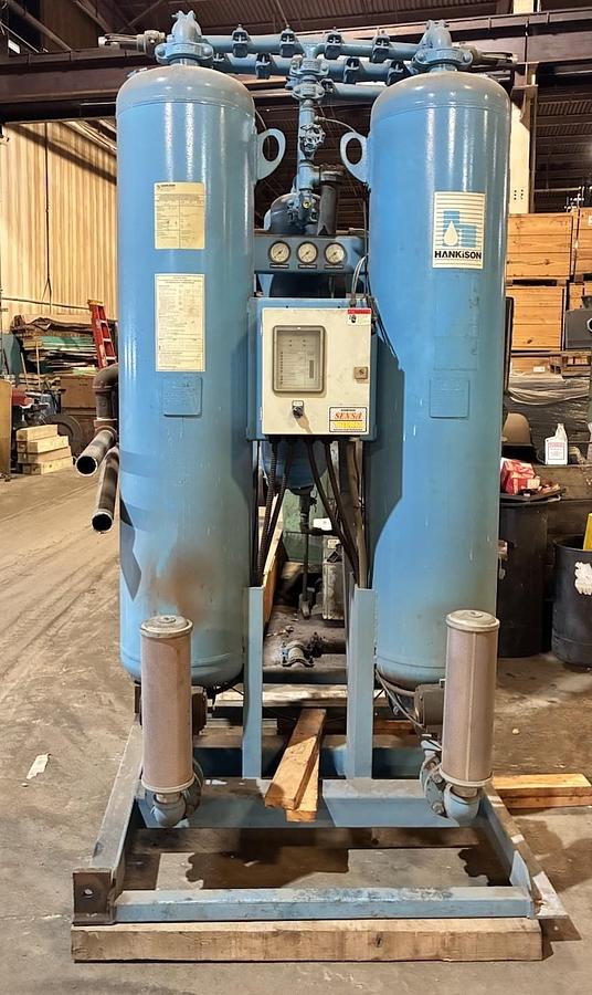 Used HANKISON,DH-590,DESICCANT DRYER 590 SCFM 120V 1PH