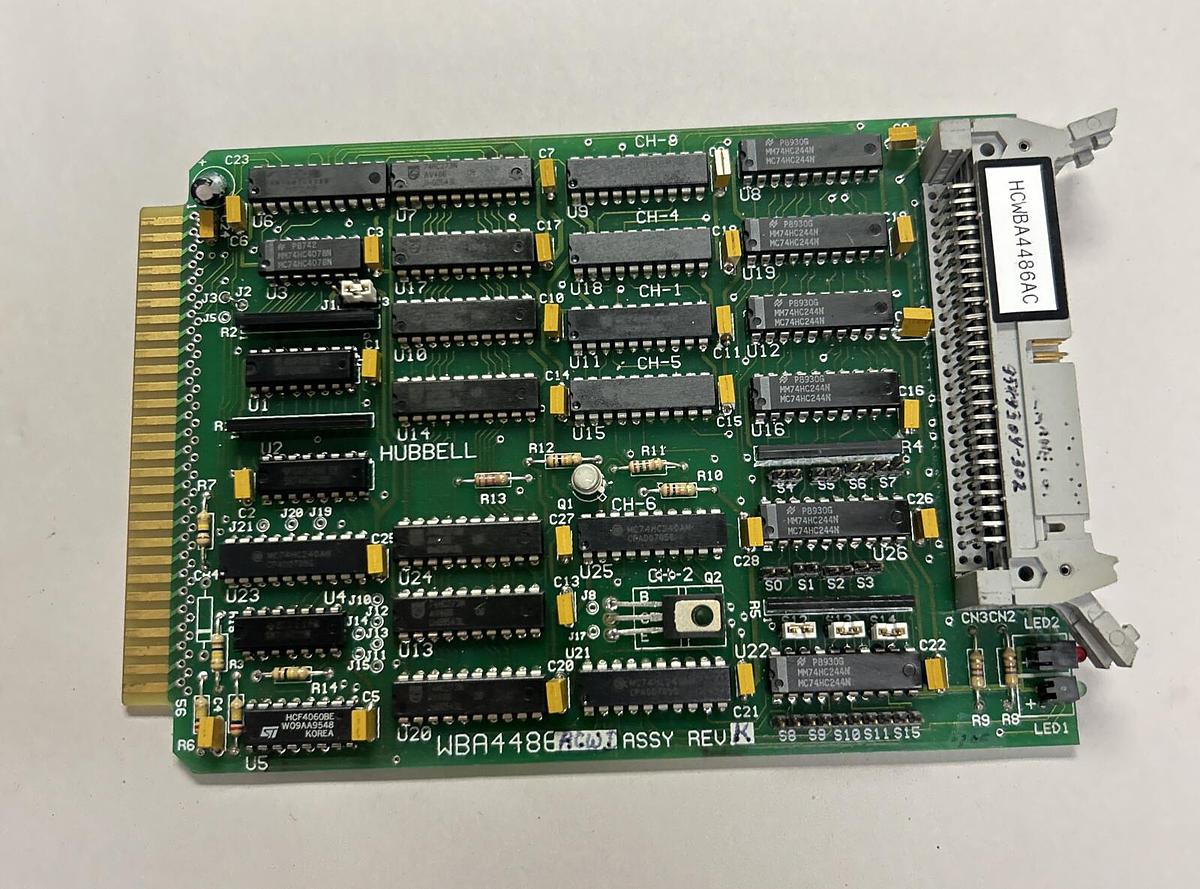 Used HUBBELL,WBA4486,CONTROL BOARD