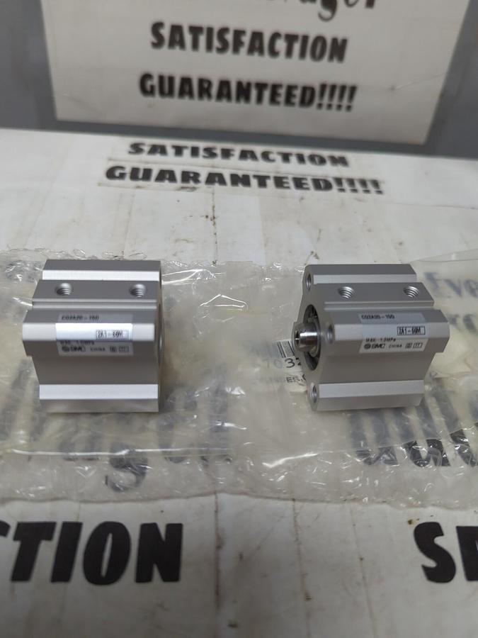 SMC,CQ2A20-15D,COMPACT AIR CYLINDER LOT OF 2 NOS