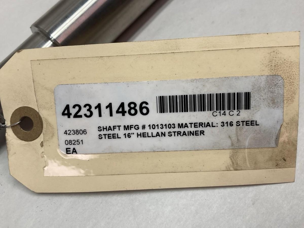 Hellan,1013103,16 Inch Strainer 316 Steel