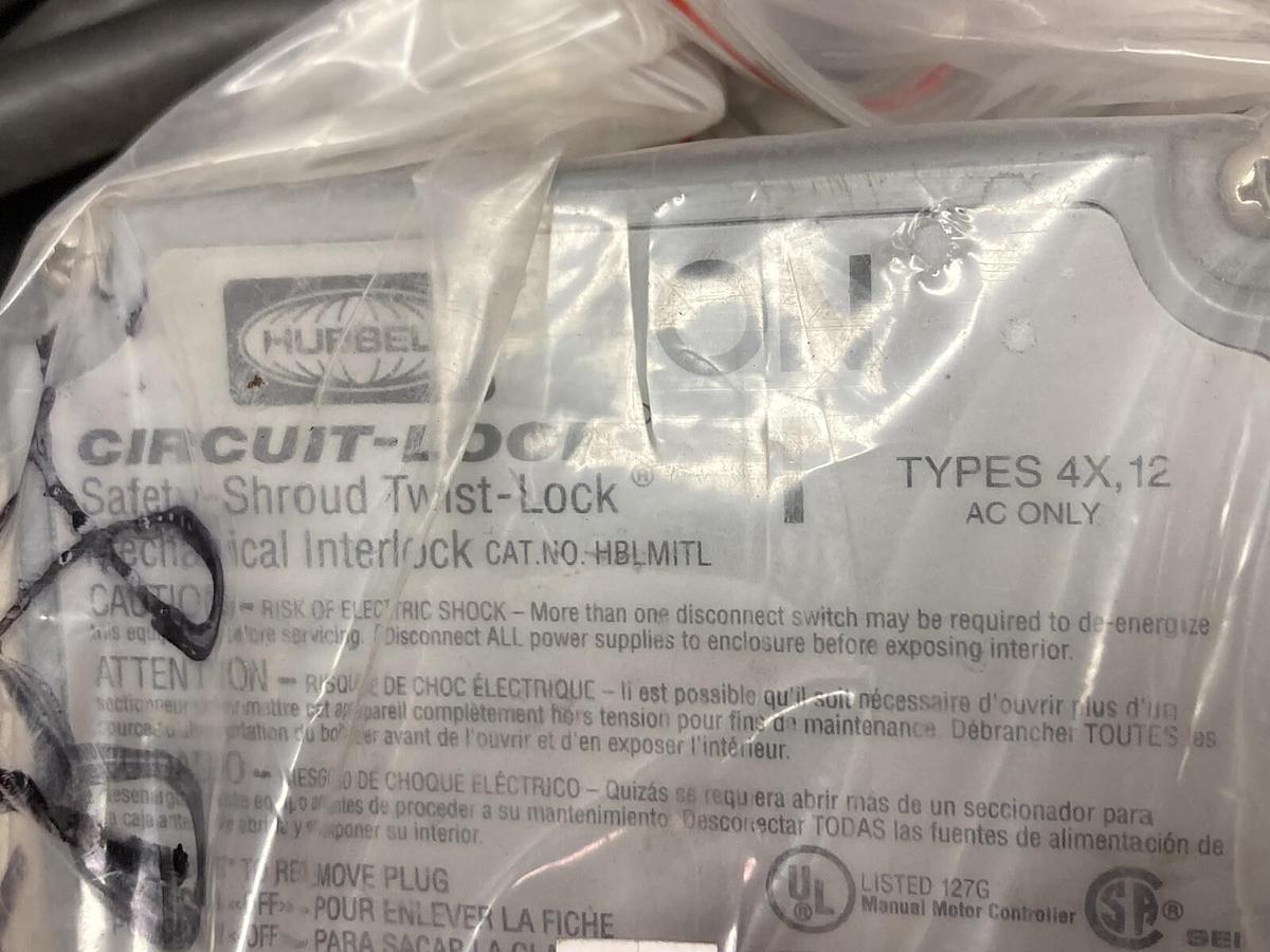 Hubbell,Type 4X 12,Disconnect Circuit-Lock Switch 20A 480VAC Max