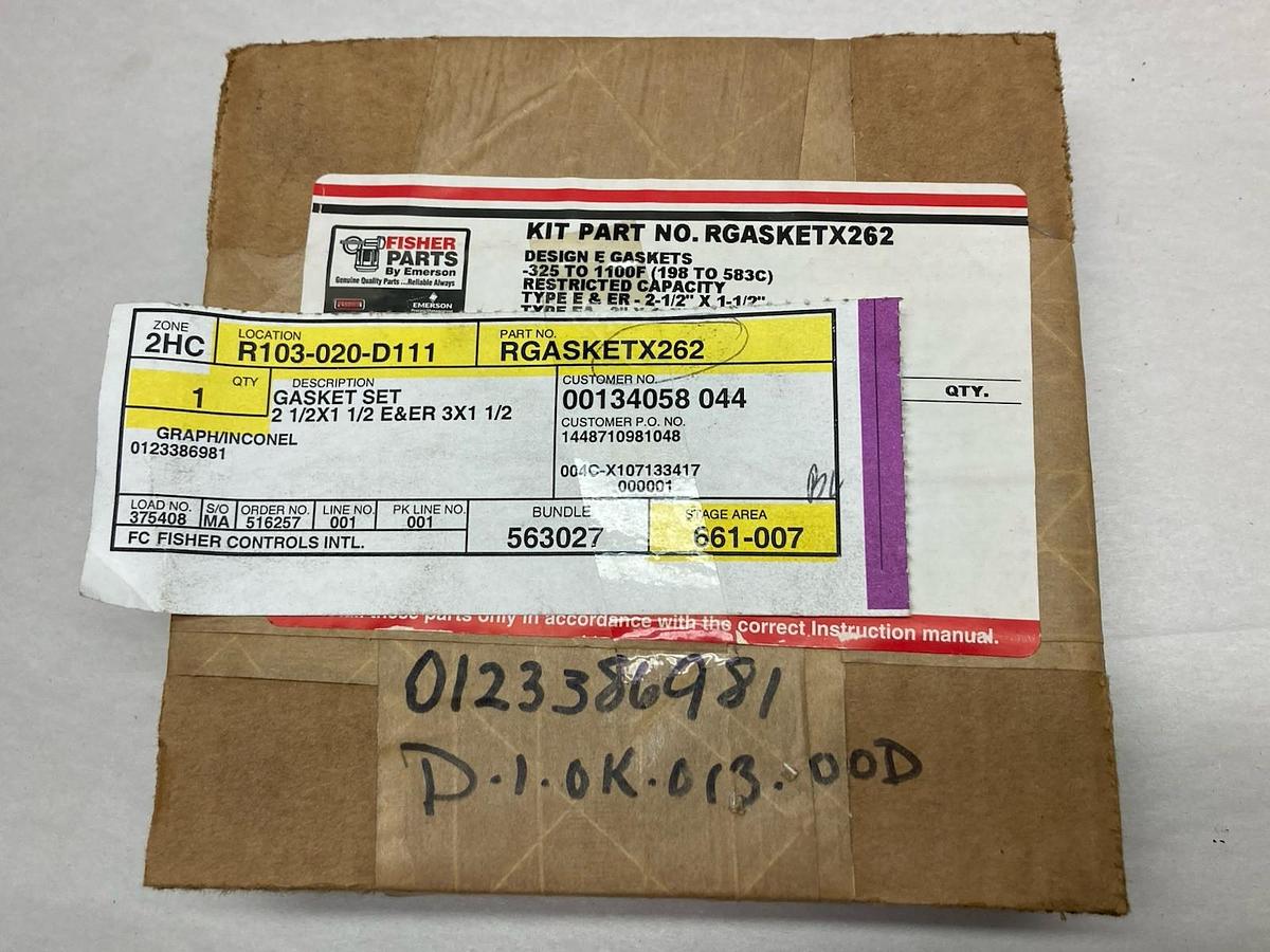 Emerson Fisher,RGASKETX162,OEM Parts Kit