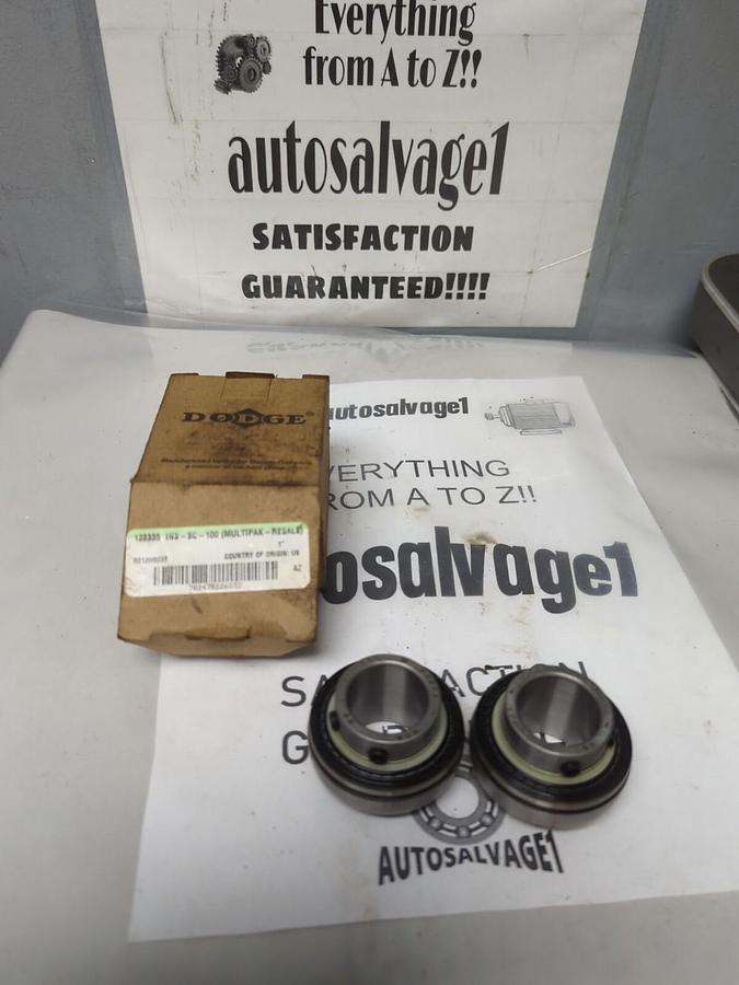 DODGE,123335,INSERT BEARING 1 INCH BORE BOX OF 2 NOS