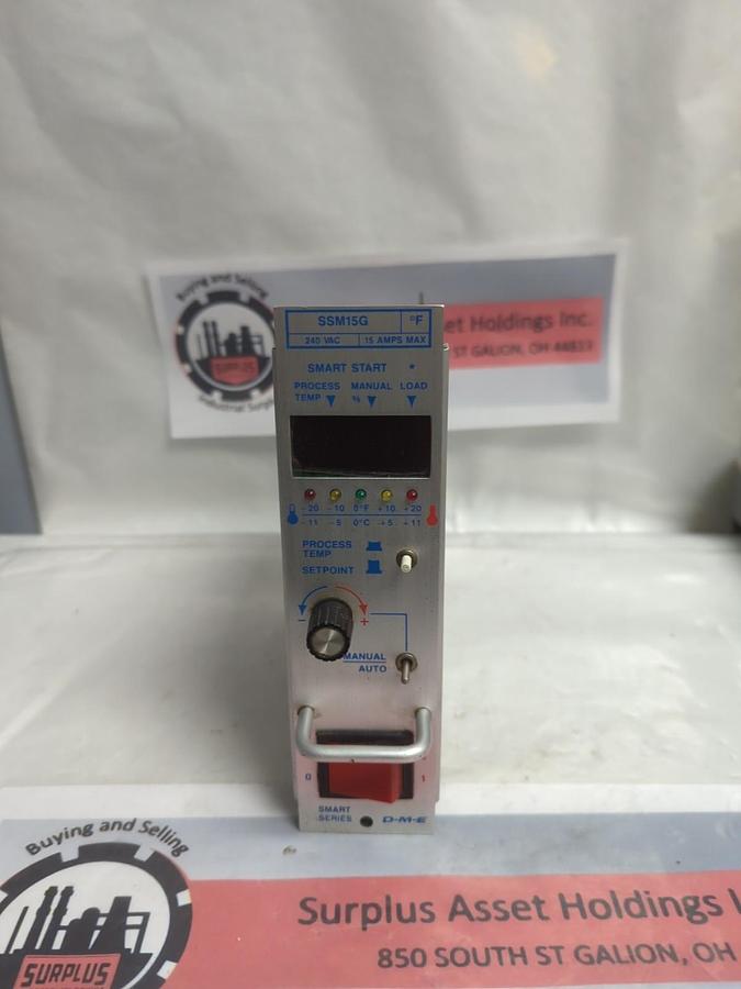 Used D-M-E,SSM15G,TEMPERATURE CONTROLLER 240VAC 15 AMP PRE-OWNED