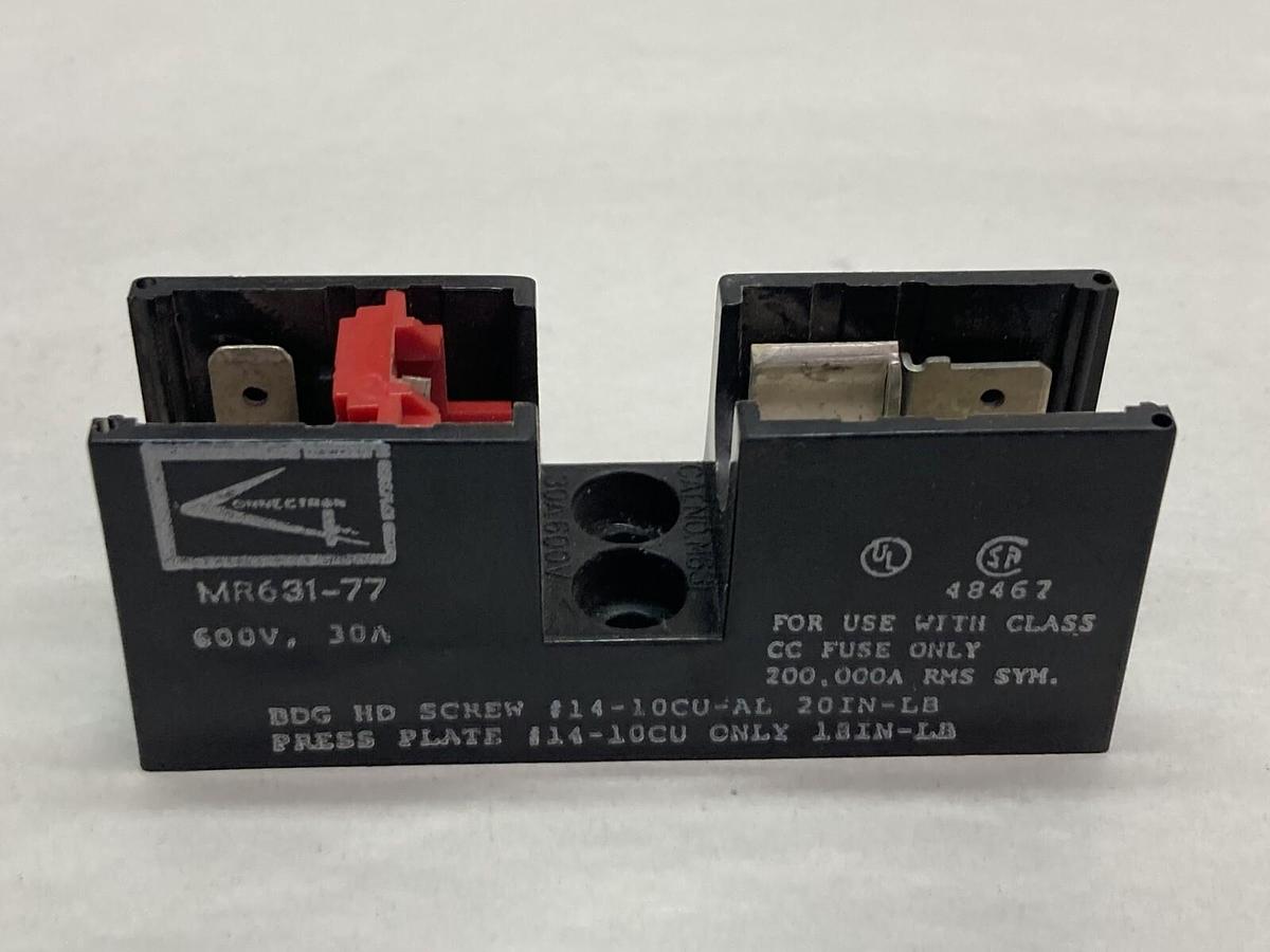 Used Connectron,MR631-77,Fuse Holder 600v 30a
