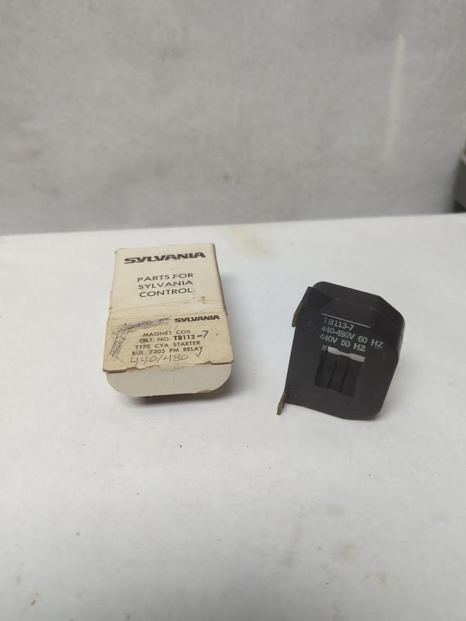 SYLVANIA,TB113-7,MAGNET COIL 440/480V NOS