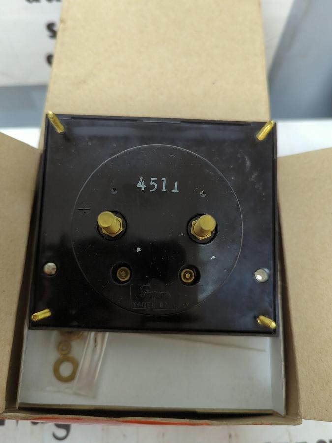 SIMPSON WESCHLER,ALL SI/2124,PANEL METER 0-50 DC AMPERES NOS