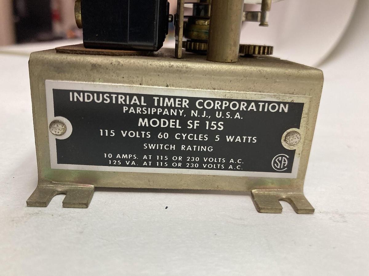 ITC,SF-15S,Industrial Timer 115V 6 Cycles 5 Watts