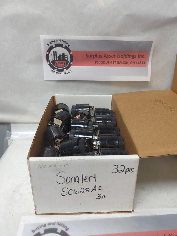 Used MALLORY,SC628AE,SONALERT SIGNAL ALERT ALARM BUZZER LOT OF 32 PRE-OWNED