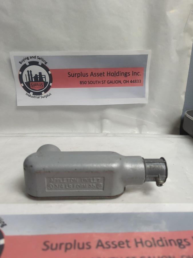 Used APPLETON,FORM 35,CONDUIT OUTLET BODY 3/4 INCH PRE-OWNED
