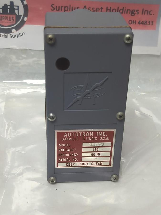 Used AUTOTRON,RHPF303,PROXIMITY PHOTO ELECTRIC CONTROL 11VV 60HZ PRE-OWNED