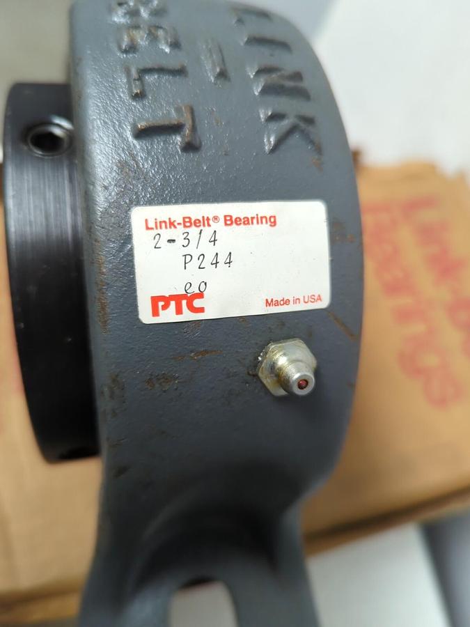 LINK-BELT,P224,PILLOW BLOCK BEARING 2-3/4 INCH BORE NOS