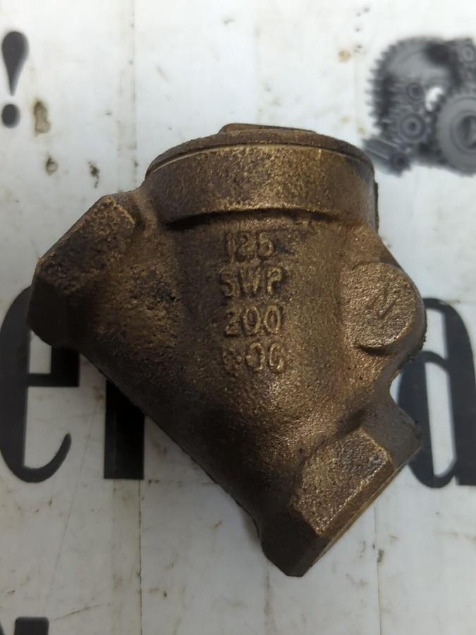 NIBCO,125SWP,200 WOG 3/8 INCH SWING CHECK VALVE NOS