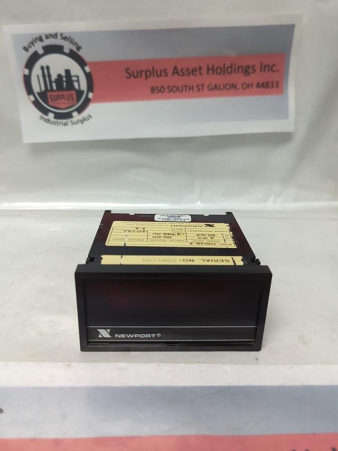 Used NEWPORT,2002B-P,PROCESS PANEL METER 2.4 WATTS 120VAC PRE-OWNED