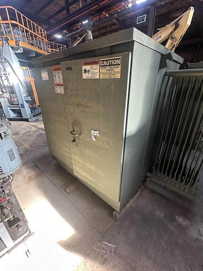 Used Westinghouse,1000KVA Padmount Transformer,12470GRDY/7200-480Y-277