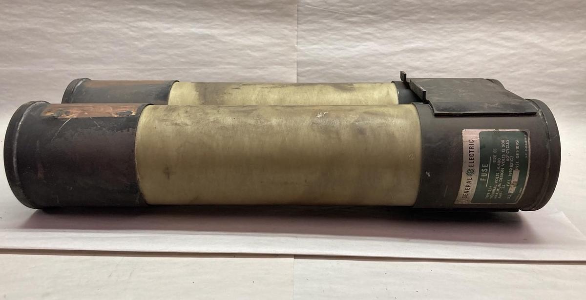 Used General Electric,Type EJ-1 195X851G7, Size EE Fuse 125A 14400V