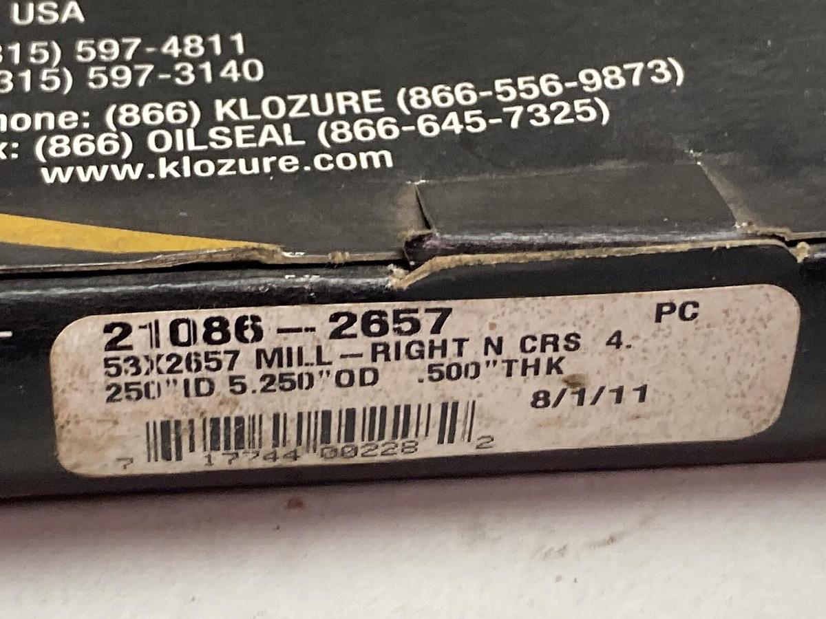 Garlock Klozure,21086-2657,Oil Seal