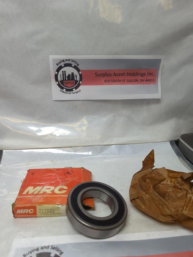 MRC,211SZZ,DEEP GROOVE BALL BEARING 55MM BORE NOS