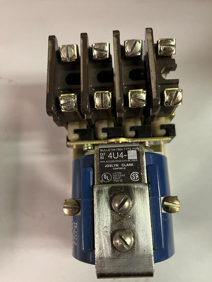 Used Joslyn Clark,4U4-240,PM DC CONTROL RELAY 240VDC