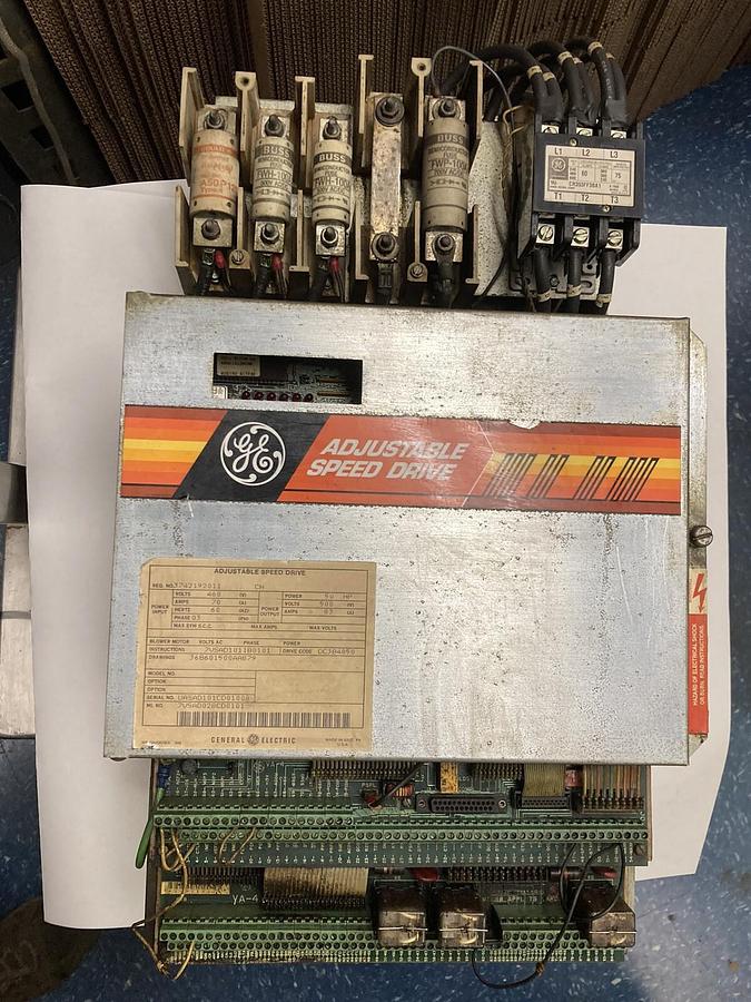 Used General Electric,7VSAD101IB0101,Adjustable Speed Drive 50 HP
