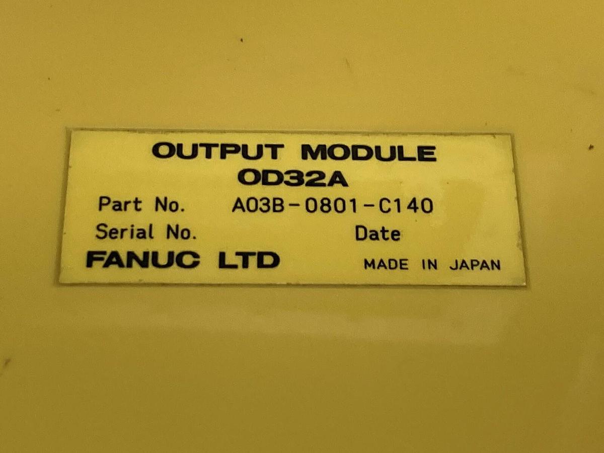 Used Fanuc,OD32A A03B-0801-C140,Output Module