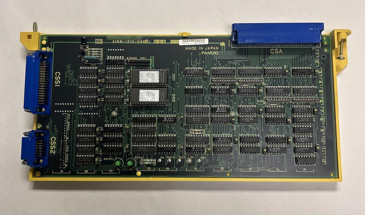 Used FANUC,A16B-1210-0490/A16B-1210-0490/05B, INTERFACE BOARD