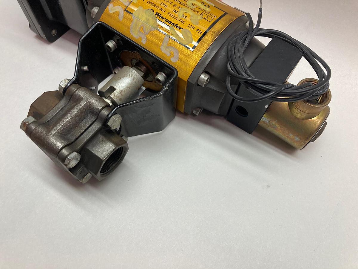 Used Flowserve,10E39SWW120A-R3,Series 39 Pneumatic Actuator Valve
