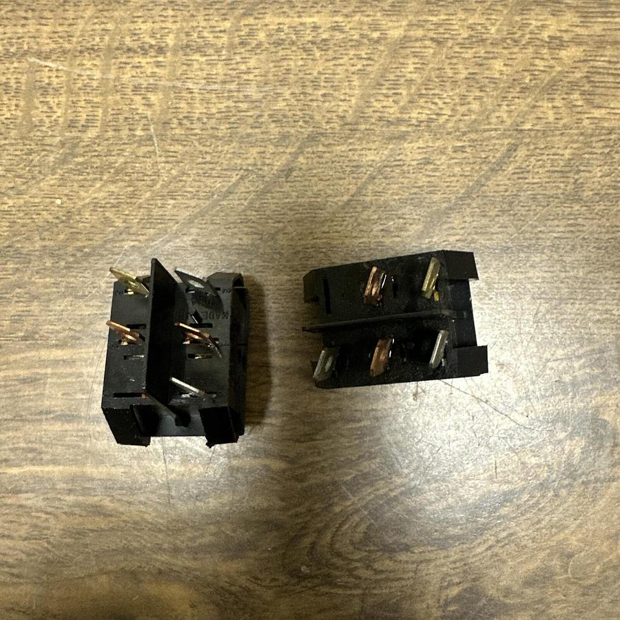Unknown,RTL11X2,Amber Rocker Switch LOT of 2