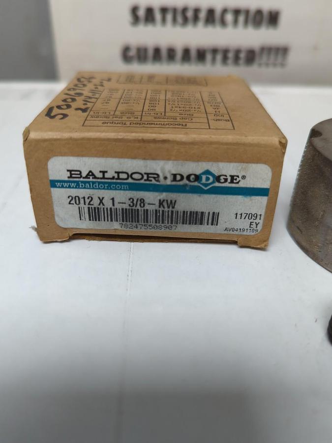 DODGE,117091  2012X1-3/8 KW,TAPER-LOCK BUSHING NOS