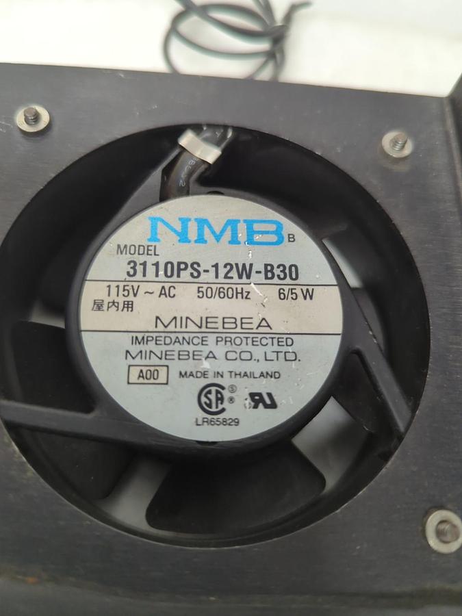 Used NMB,3110PS-12W-B30,AXIAL FAN 115V AC 50/60HZ 6/5W LOT OF 2 PRE-OWNED