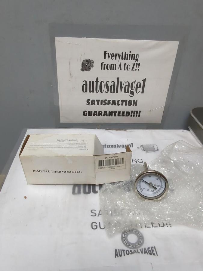 UNBRANDED,1NFW6,BIMETAL THERMOMETER NOS