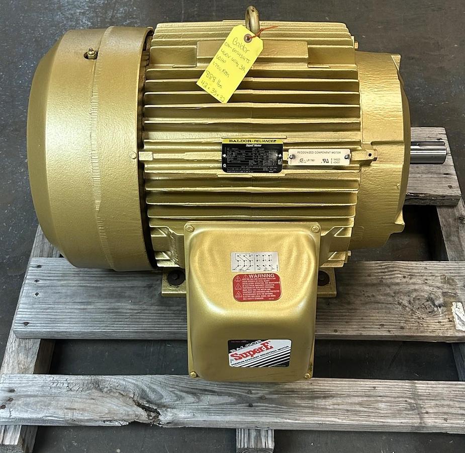 Used BALDOR,EM4314TS,SUPER-E MOTOR 60HP 1780RPM 230/460V 3PH 364TS FRAME