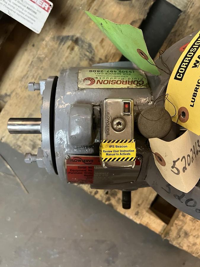 Used FLOWSERVE,MK3-STD,CENTRIFUGAL PUMP 1K3X1.5-62RV 5.25 IMPELLER