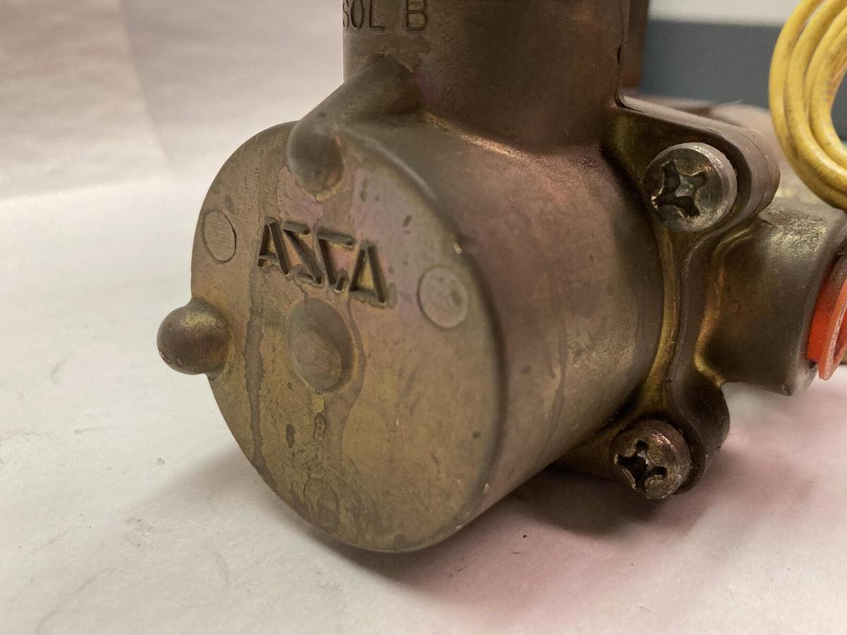 Used A-S-H,103042-1,Solenoid Valve 10-125psi 3/8 Inch 110/120V 50-60Hz