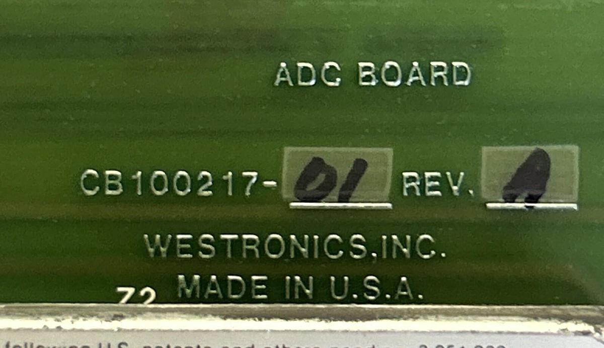 Used WESTRONICS,CB100217-01,ADC CIRCUIT BOARD