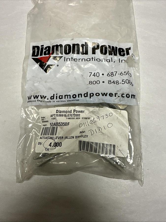 Diamond Power Allen-Bradley,53A005350F,Actuating Lever LOT of 4
