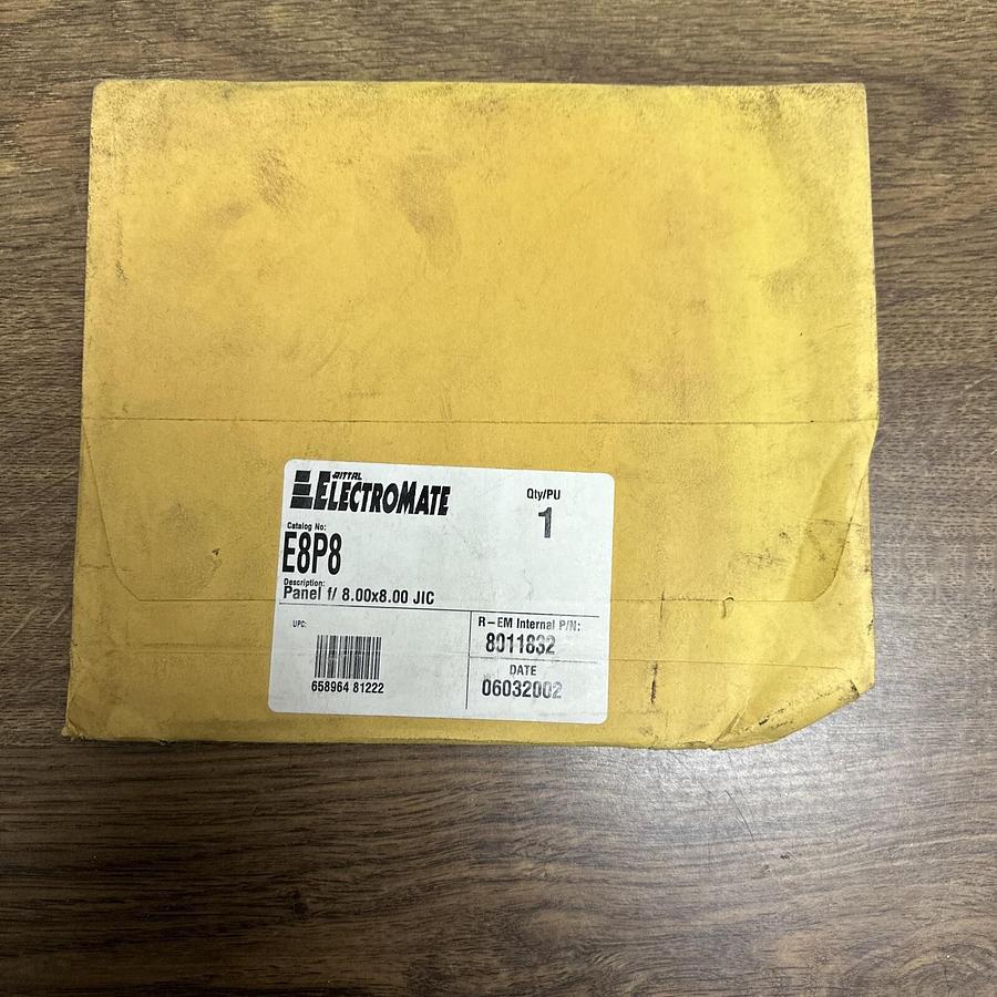 Used Electromate,E8P8,Panel cover 8x8 JIC