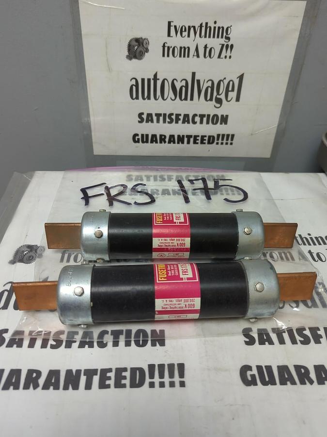 COOPER BUSSMANN,FRS-175,FUSETRON FUSES..LOT OF 2..NOS