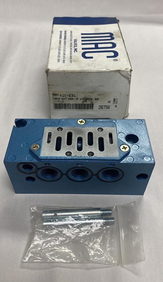 MAC,MM-A1C-231,PNEUMATIC VALVE BODY NOS